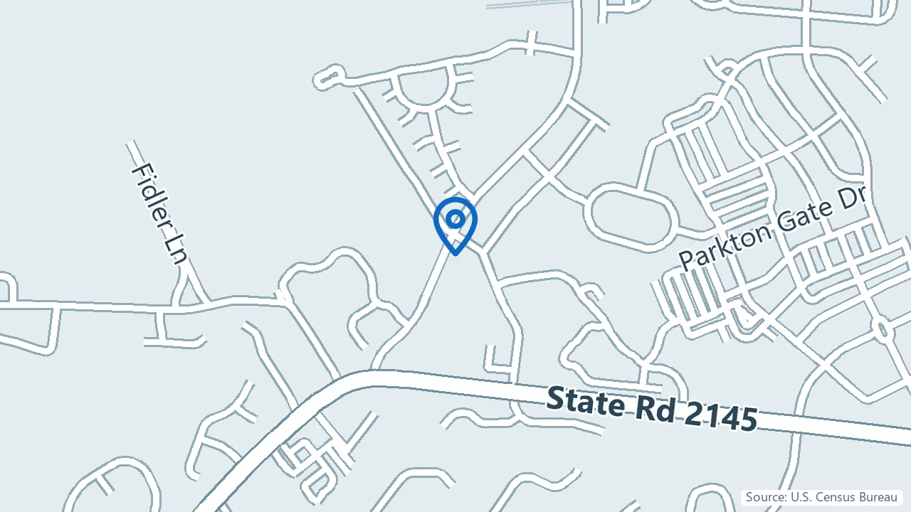 Map showing Serenity Psychiatric & Counseling Services in Cornelius, North Carolina