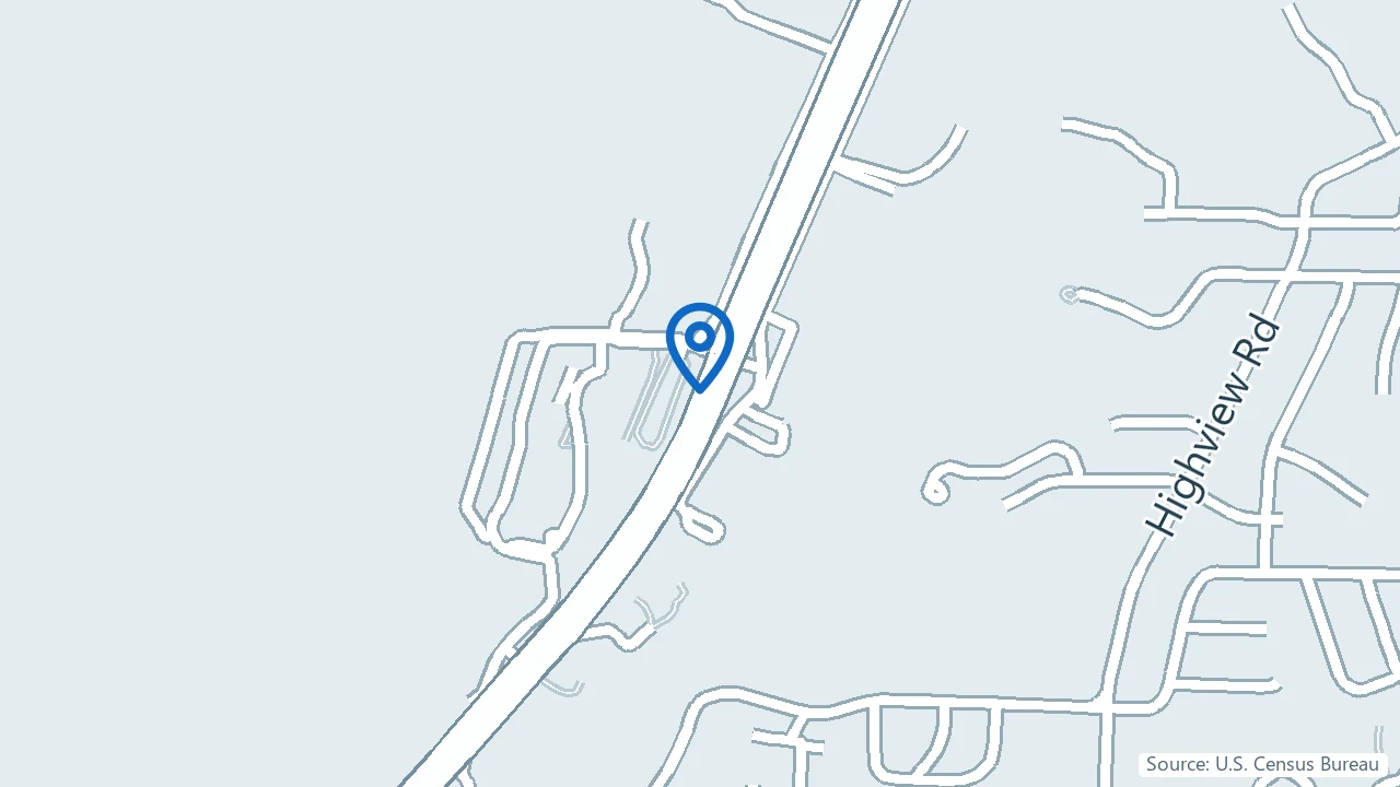 Map showing Genesys Infusion Center in East Peoria, Illinois