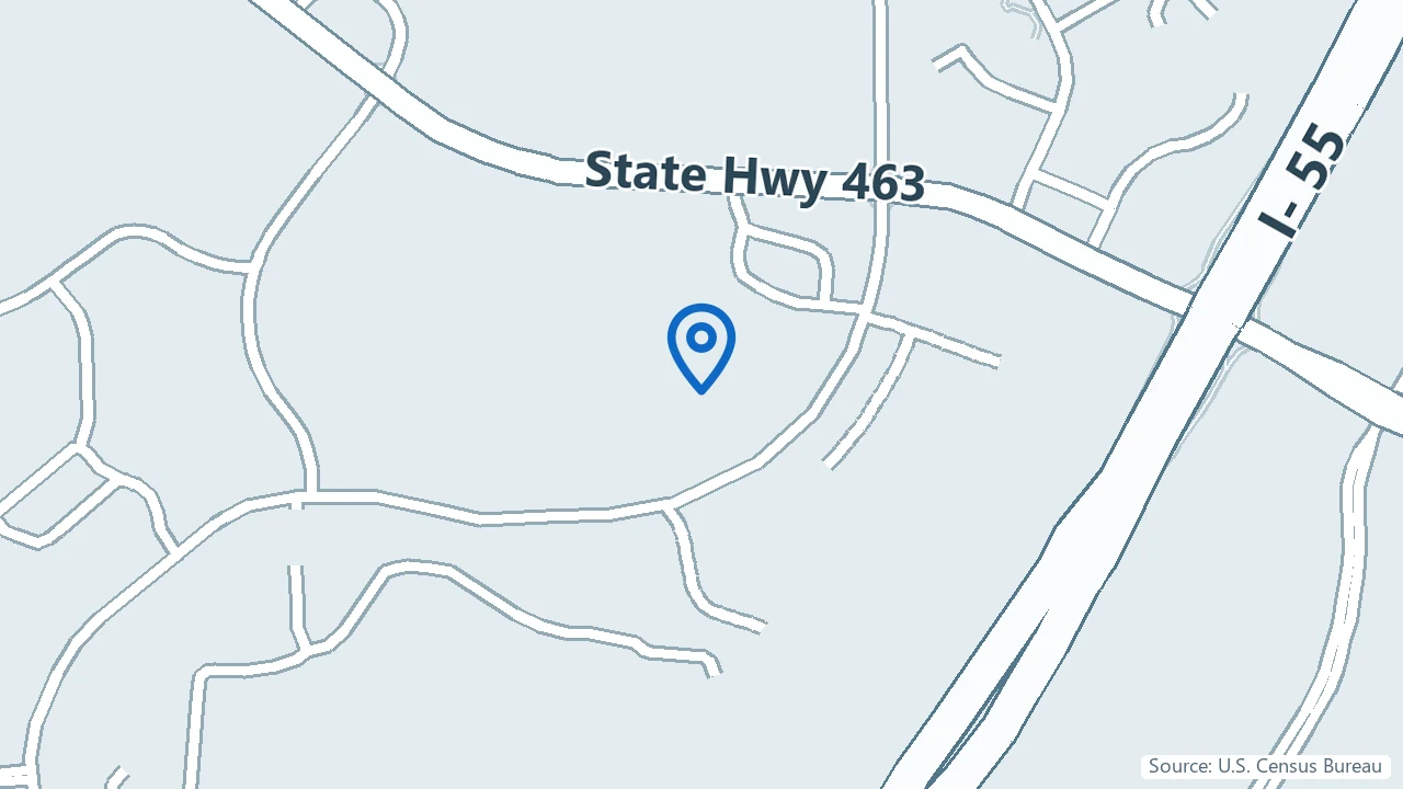 Map showing Right Track Medical Group in Madison, Mississippi