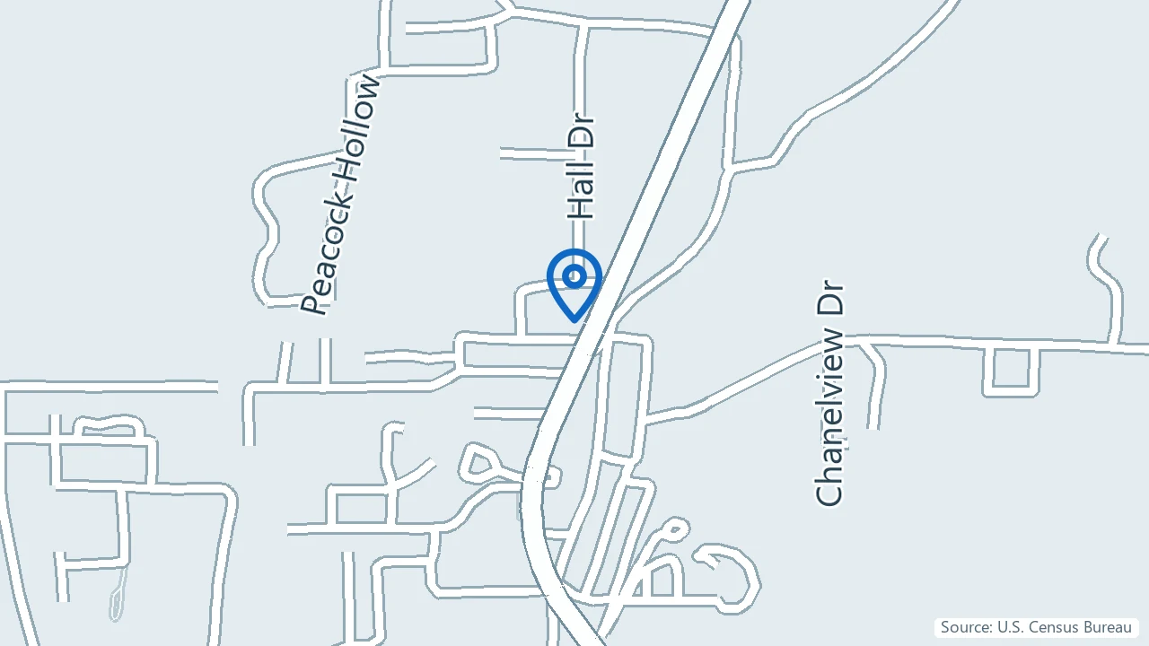 Map showing Heale Counseling in Ripley, Mississippi