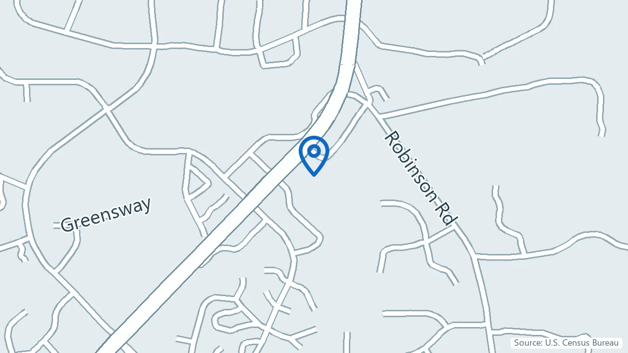 Map showing Southside Ketamine in Peachtree City, Georgia