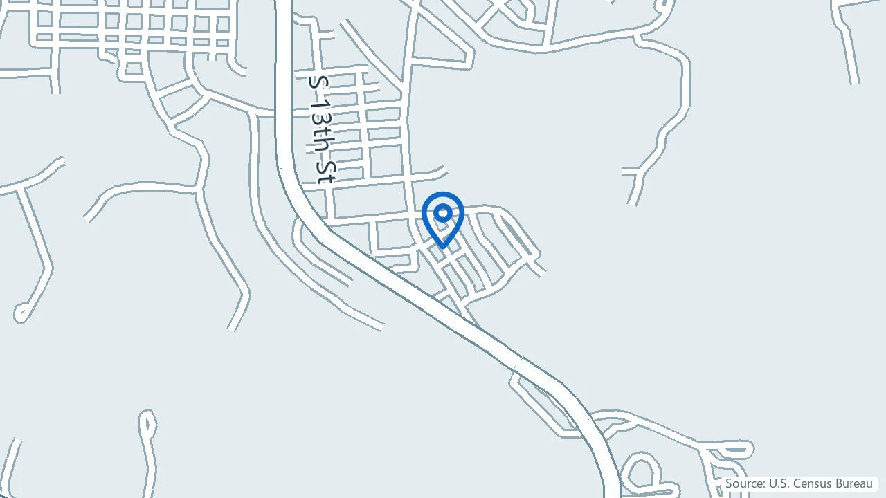 Map showing Mid-Ohio Behavioral Health in Cambridge, Ohio