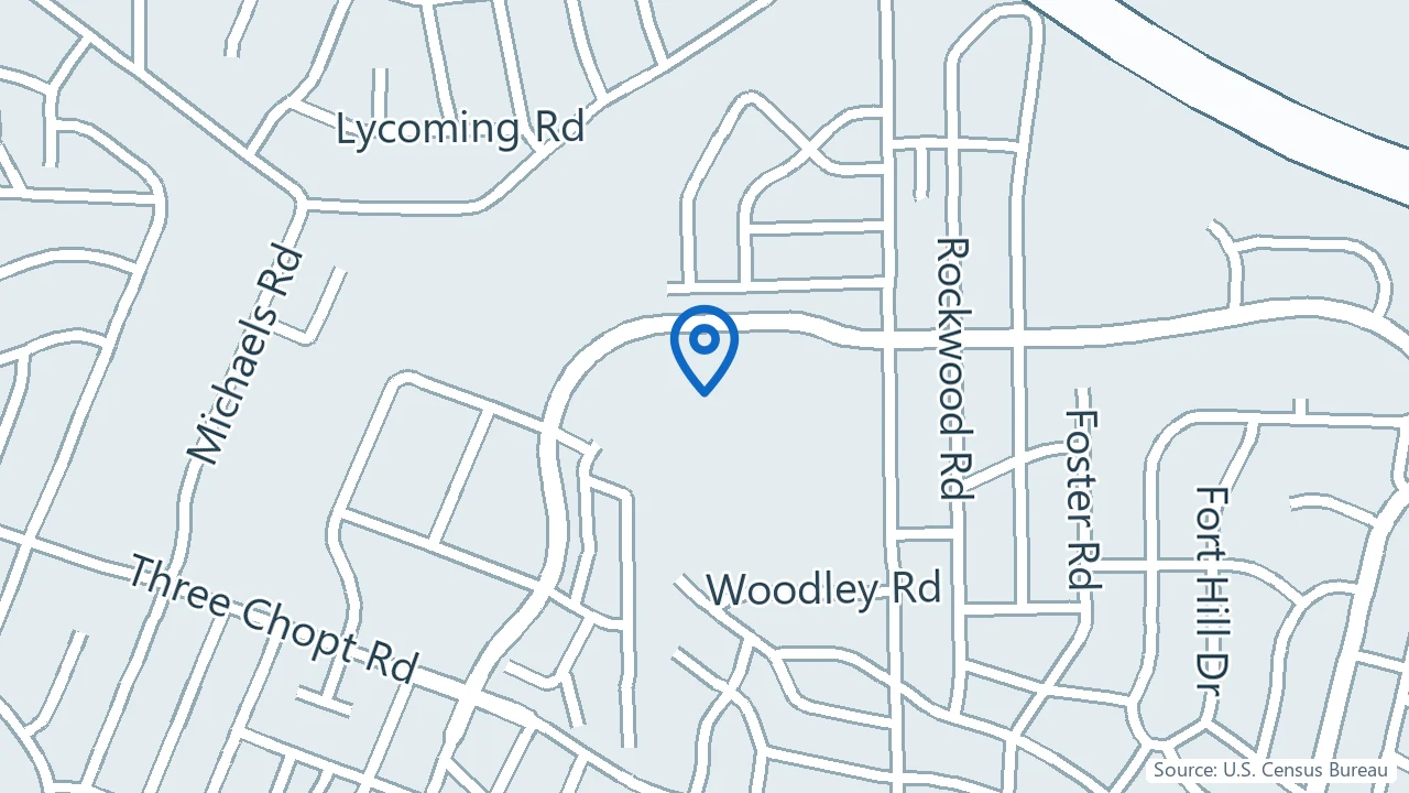 Map showing MindPeace Clinics in Richmond, Virginia