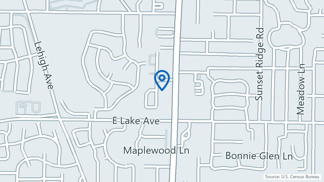 Map showing Advanced Practice Medical Group in Glenview, Illinois