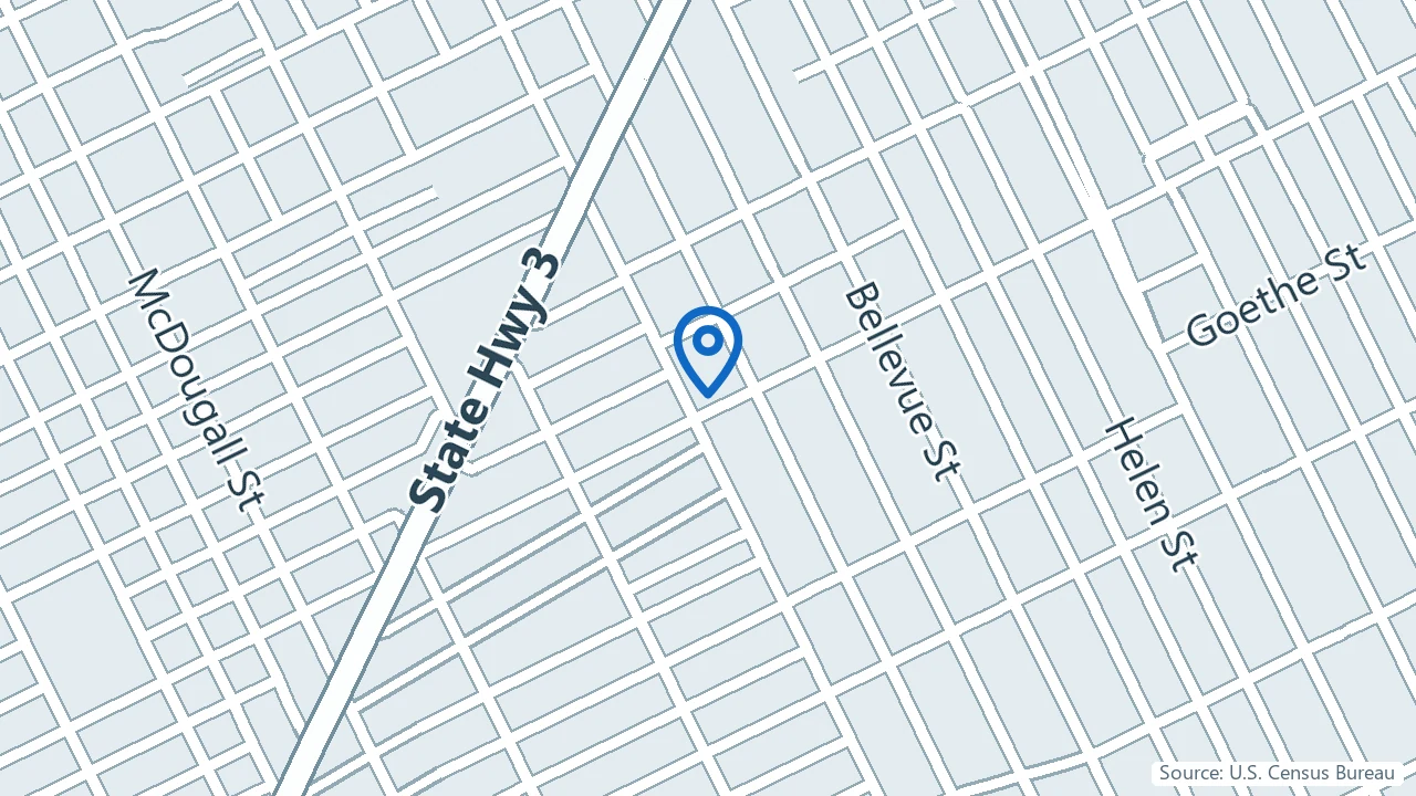 Map showing Team Wellness Center in Detroit, Michigan
