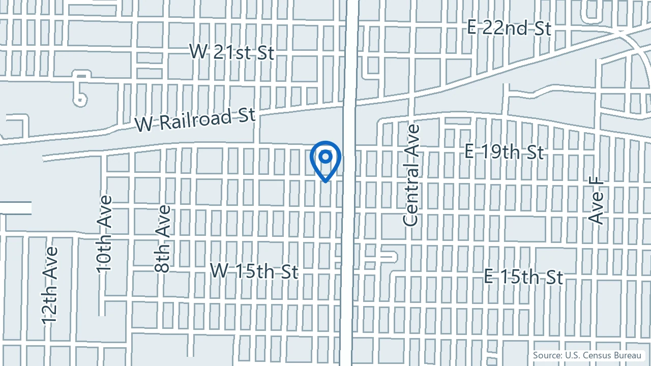 Map showing Waterfield Health LLC in Kearney, Nebraska