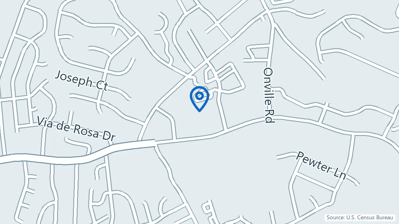 Map showing Thrive Medical Wellness in Stafford, Virginia