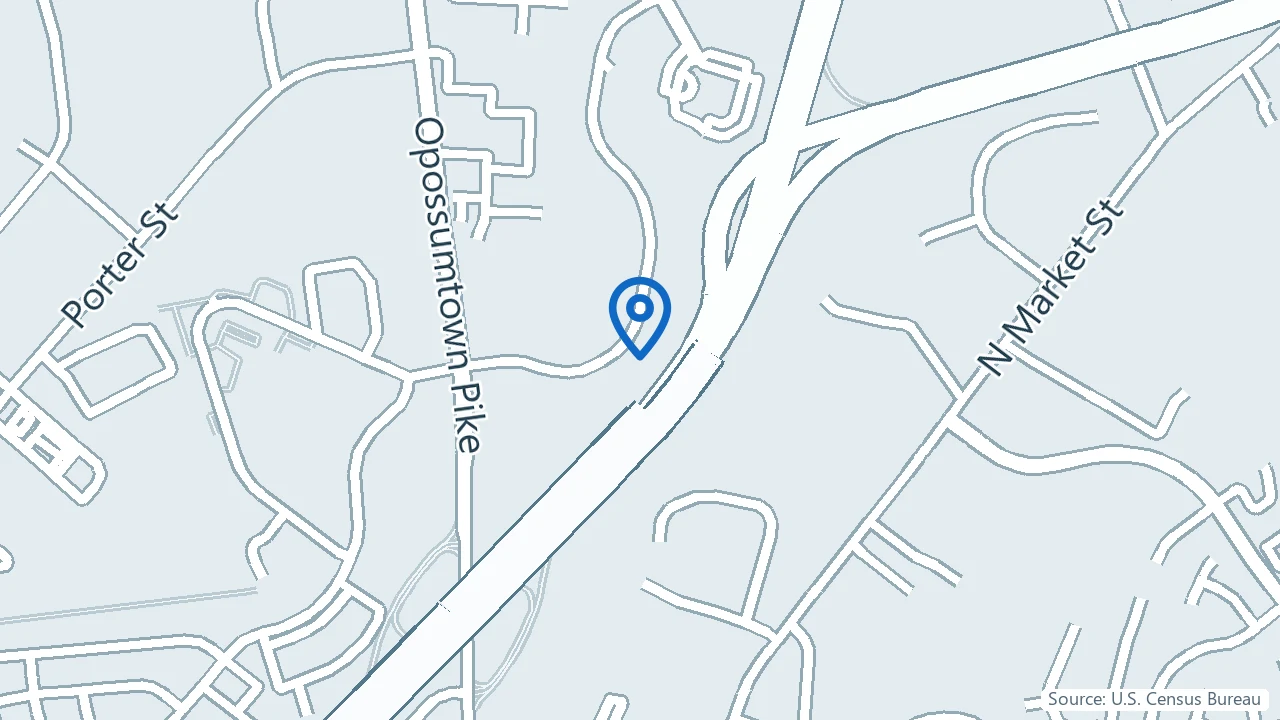 Map showing Myndpath Psychiatry & Medical Associates in Frederick, Maryland