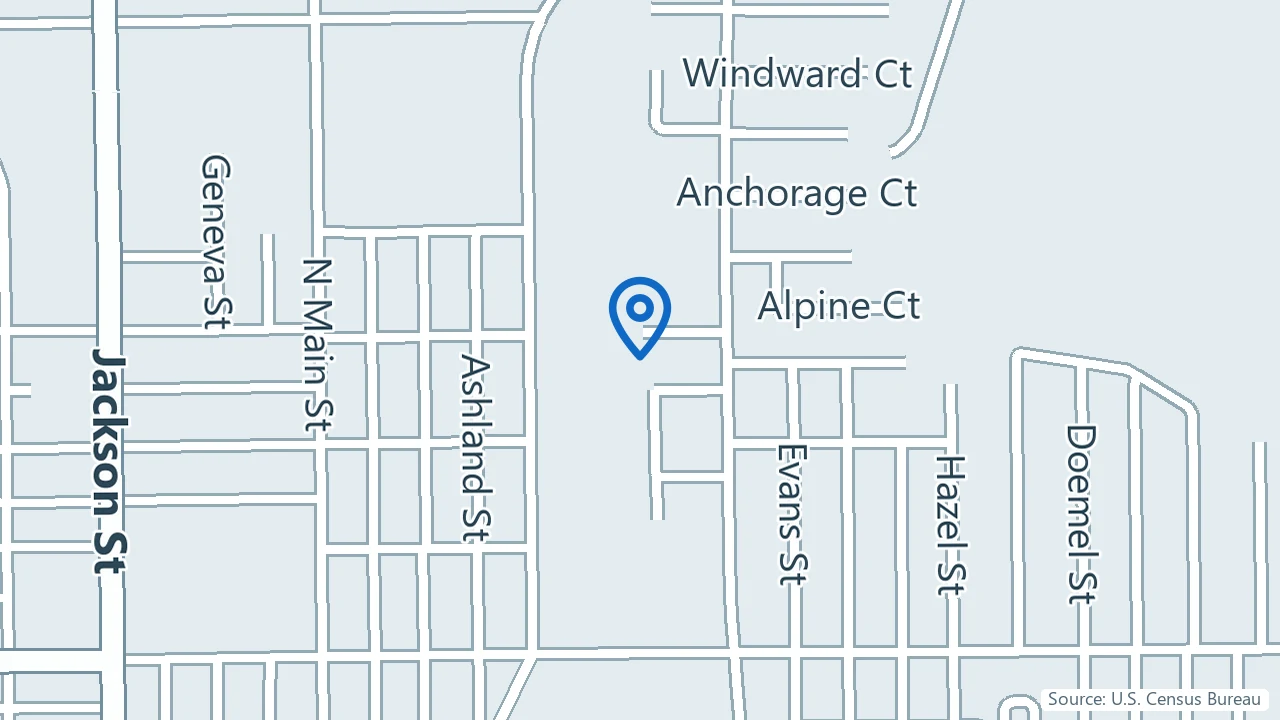 Map showing Integrative Pain Management in Oshkosh, Wisconsin