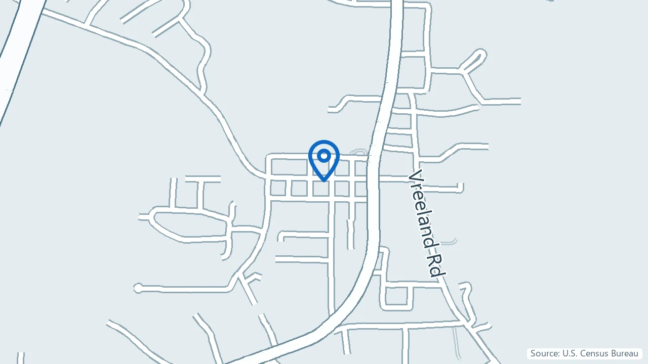 Map showing Family Psychiatric and Addiction Care Clinic in Hillsboro, Missouri