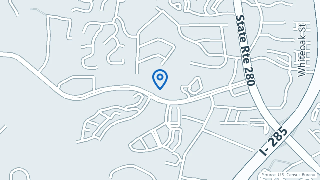 Map showing Complete Ketamine Solutions in Smyrna, Georgia
