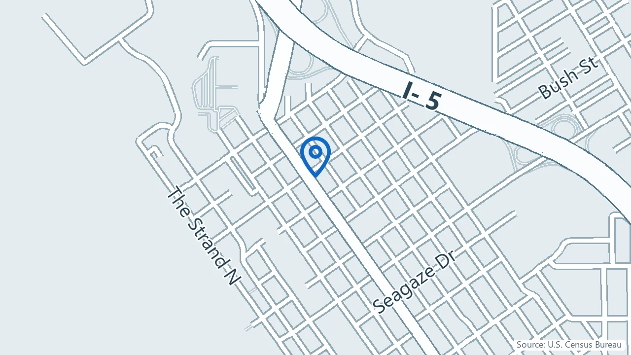 Map showing California Medical Behavioral Health in Oceanside, California