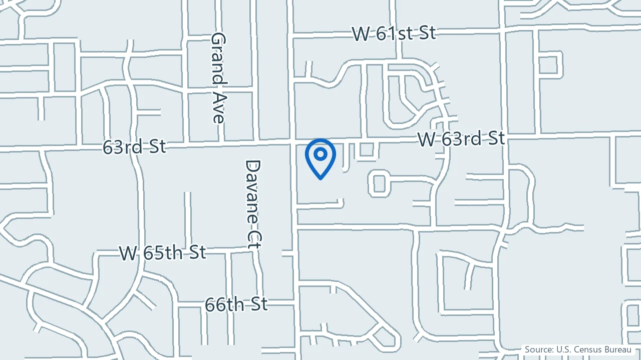 Map showing Geode Health in Westmont, Illinois