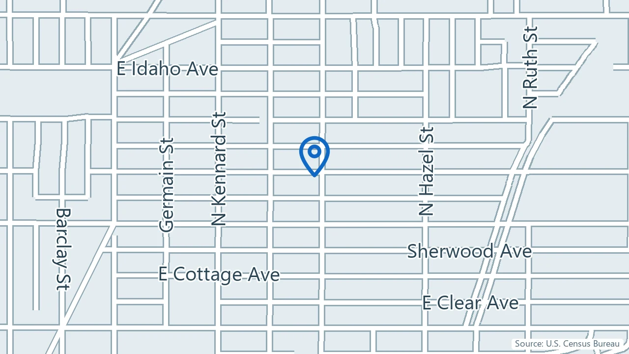 Map showing Diamond Lake Clinic in St. Paul, Minnesota