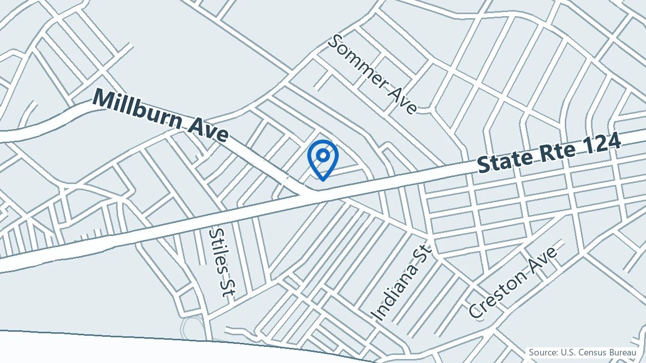 Map showing Skyview Health Services in Maplewood, New Jersey