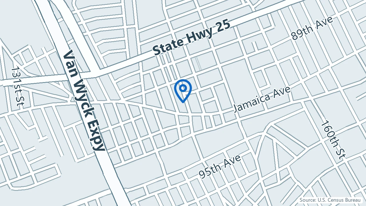 Map showing Nao Medical in Jamaica, New York