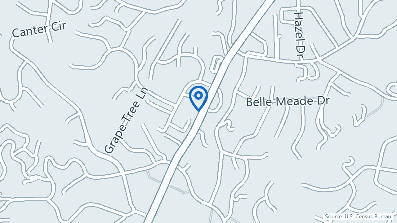 Map showing Ignite Orthopaedic & Wellness Clinic in Roanoke, Virginia