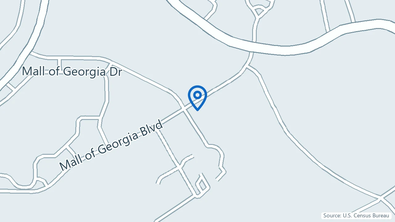 Map showing Revive Ketamine Centers in Buford, Georgia