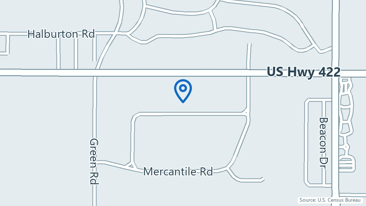 Map showing LifeStance Health in Beachwood, Ohio