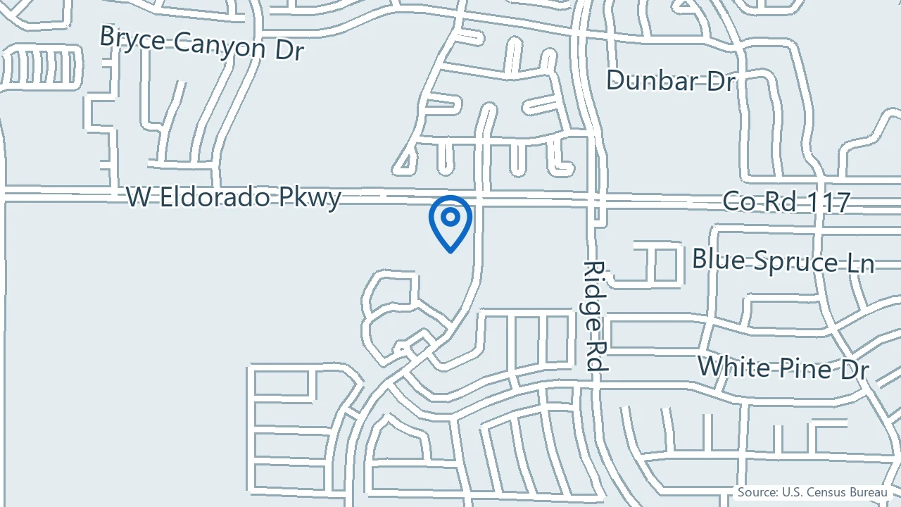 Map showing Harmonica Psychiatry in McKinney, Texas