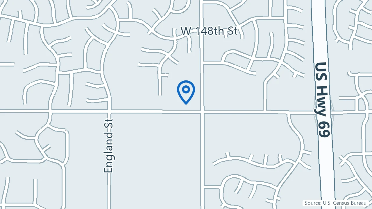 Map showing Kansas Mental Health Medicine in Overland Park, Kansas