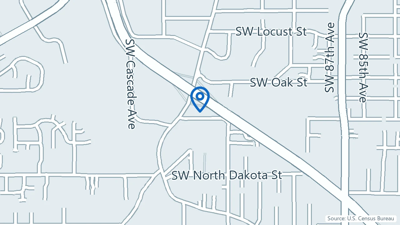 Map showing Vitellaria Wellness in Tigard, Oregon