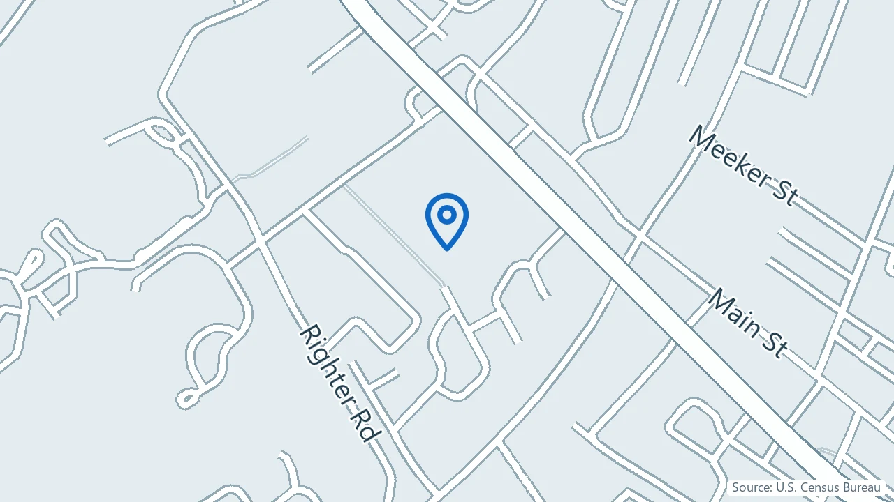 Map showing The Counseling Center in Succasunna, New Jersey