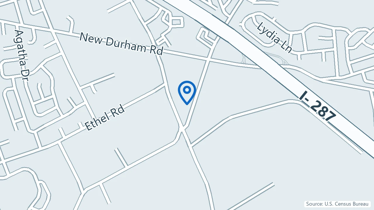 Map showing Labyrinth Psychiatry Group in Edison, New Jersey