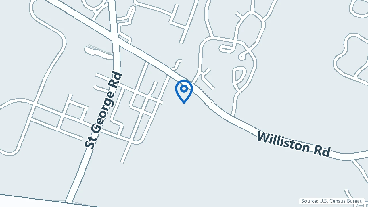 Map showing OneBreath Vermont in Williston, Vermont