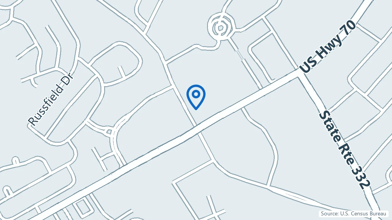 Map showing Pain Medicine of the South in Knoxville, Tennessee