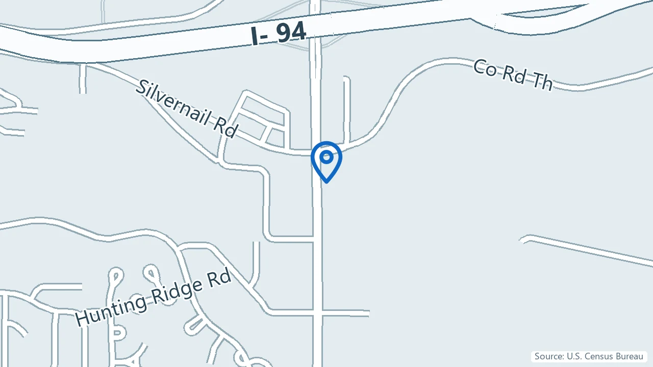 Map showing Trilogy Health Group in Waukesha, Wisconsin