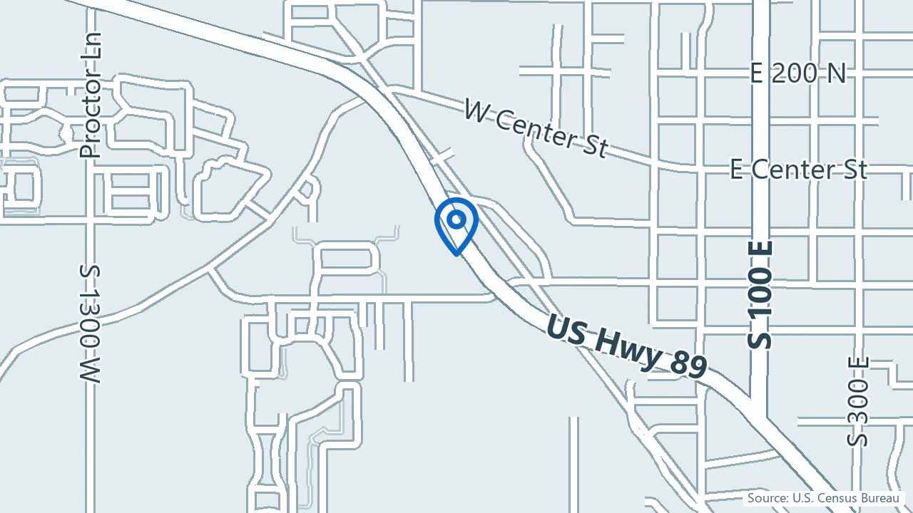 Map showing The Journey Within in Pleasant Grove, Utah