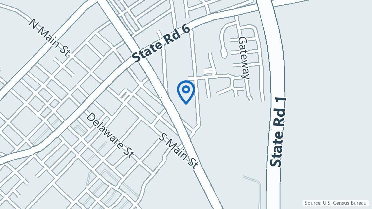 Map showing Torii Wellness Center in Smyrna, Delaware