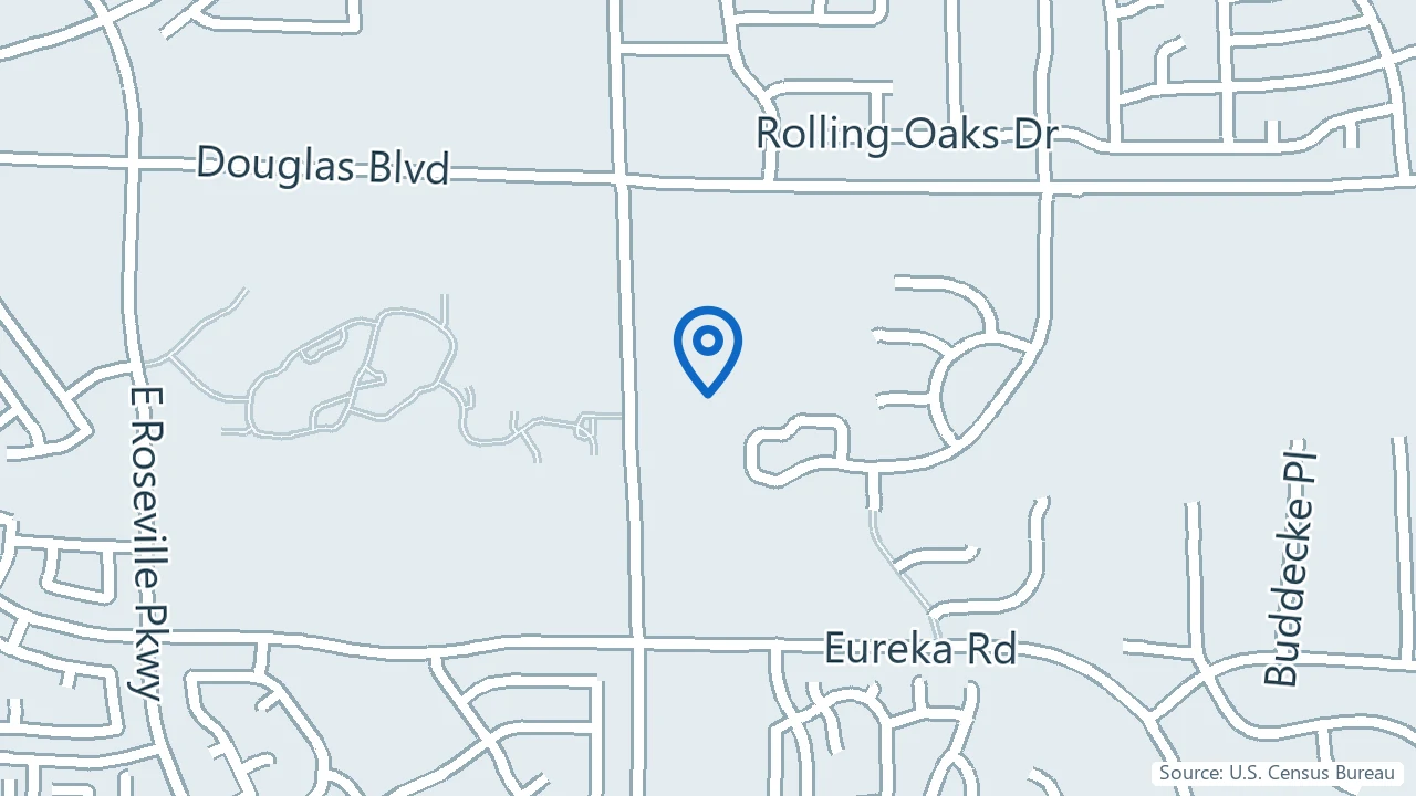 Map showing Mindful Health Solutions in Roseville, California
