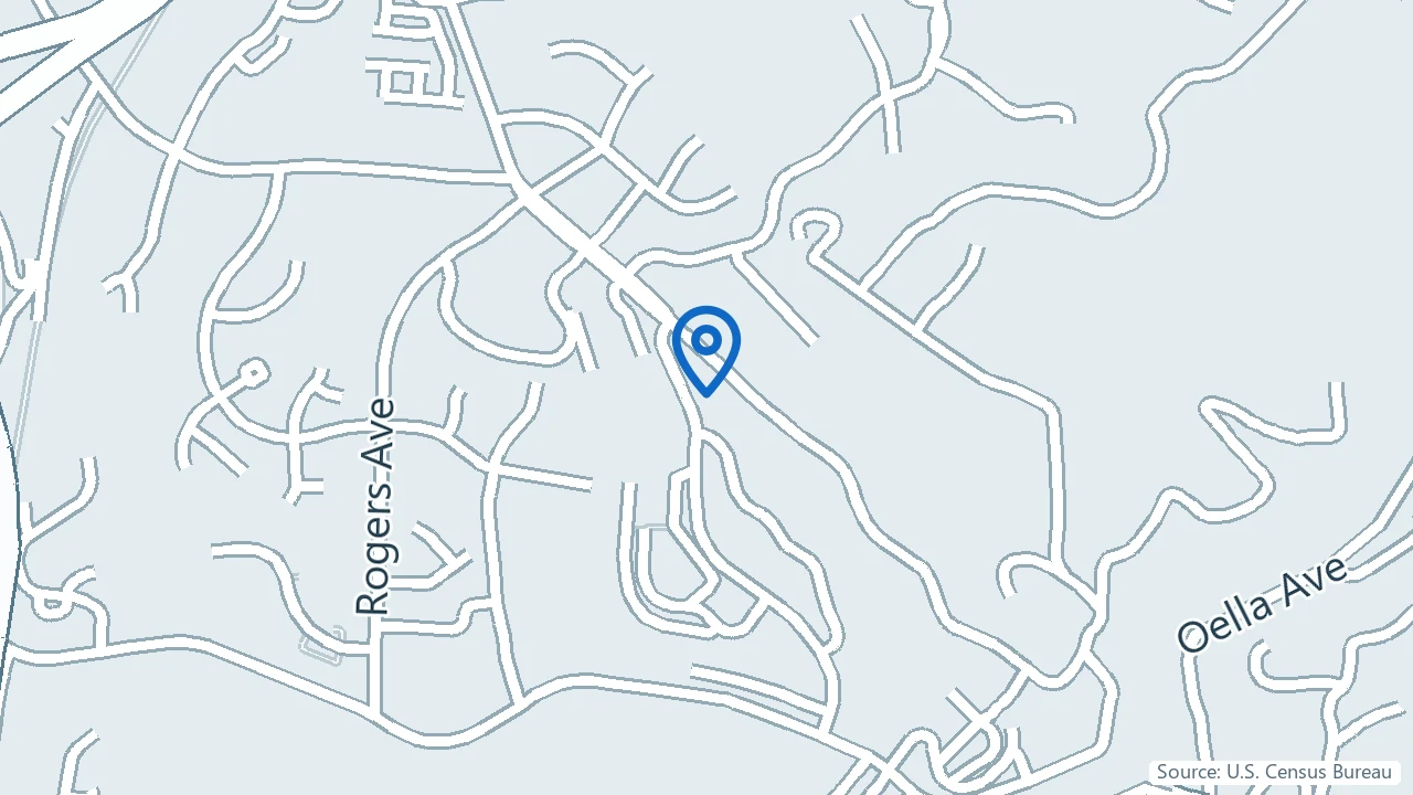 Map showing Led Life Psychiatry in Ellicott City, Maryland