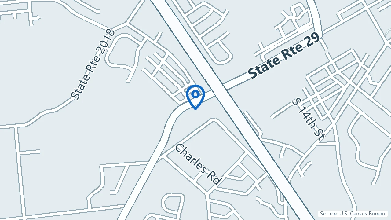Map showing Ethos Clinic in Emmaus, Pennsylvania