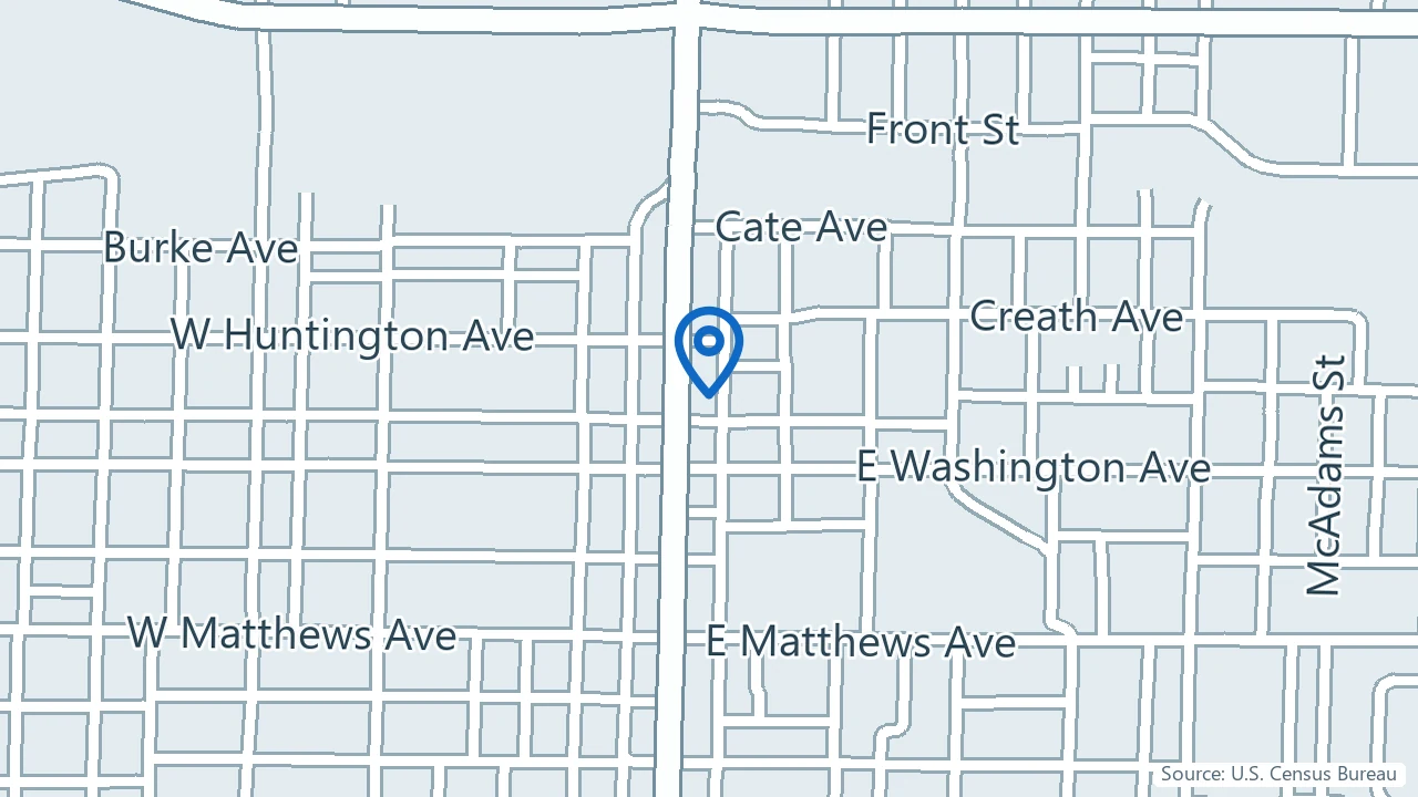 Map showing Pivot Integrative Health in Jonesboro, Arkansas