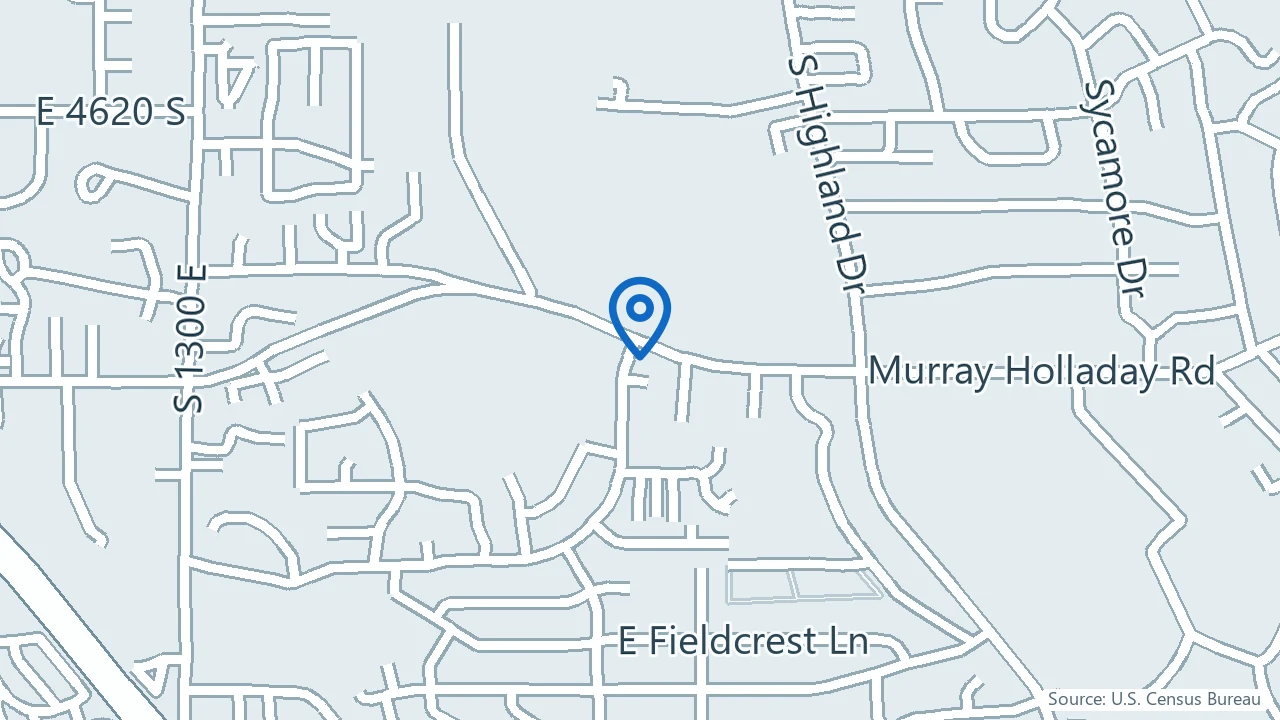 Map showing Rising Health Specialty Clinic in Holladay, Utah