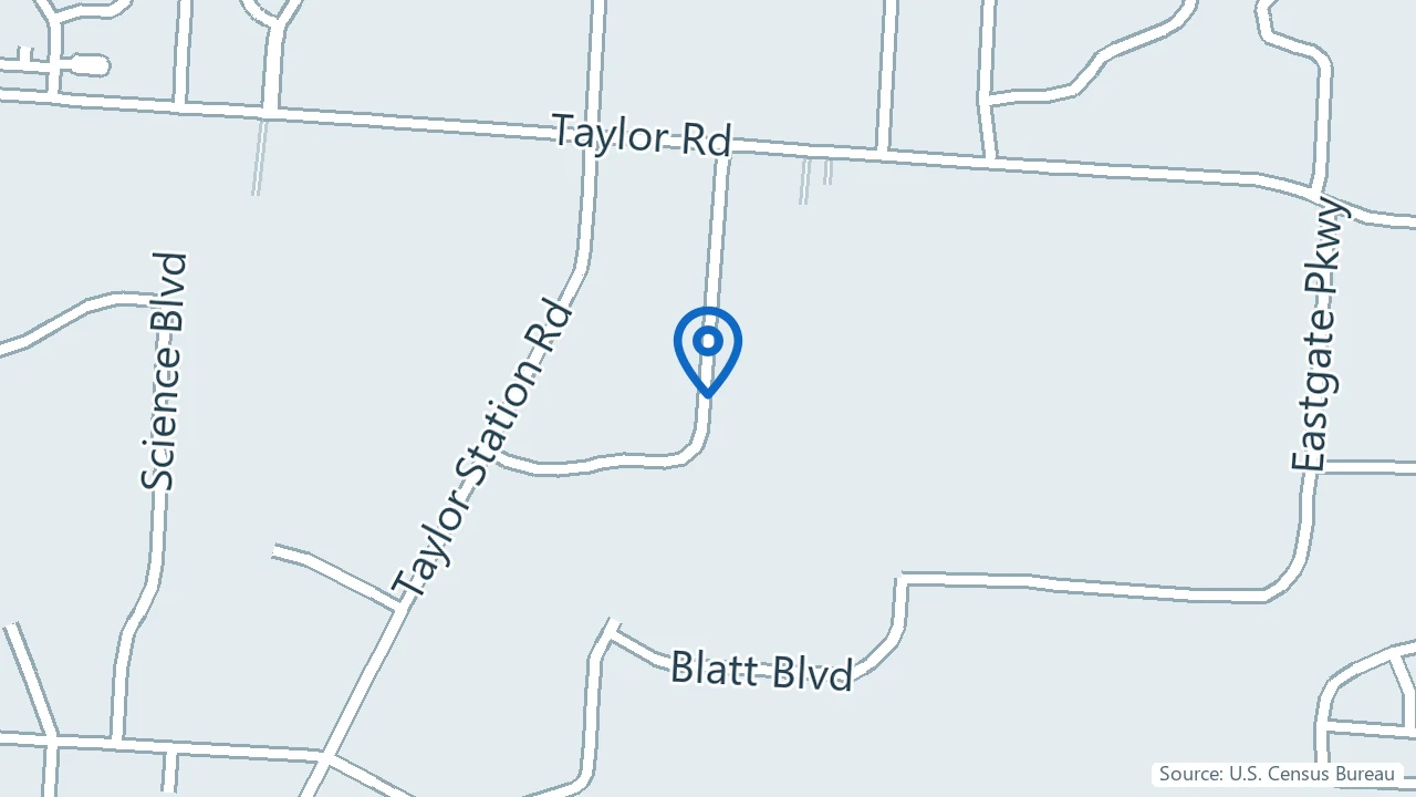 Map showing A Child and Family Psychiatry, LLC in Gahanna, Ohio