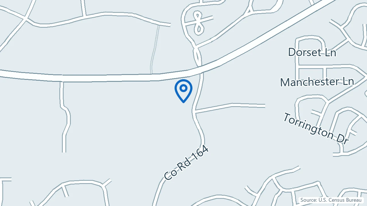 Map showing CARMAhealth in Dripping Springs, Texas