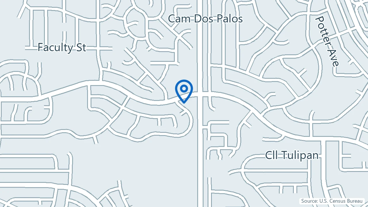 Map showing Chrysalis Ketamine in Thousand Oaks, California