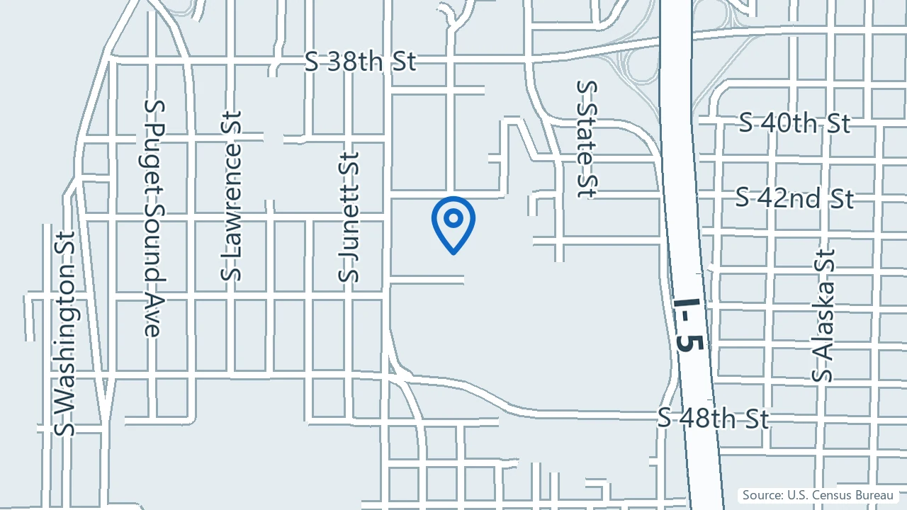 Map showing Mindful Health Solutions in Tacoma, Washington