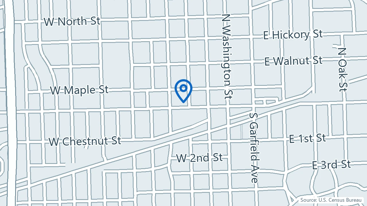 Map showing Golden Hour Wellness in Hinsdale, Illinois