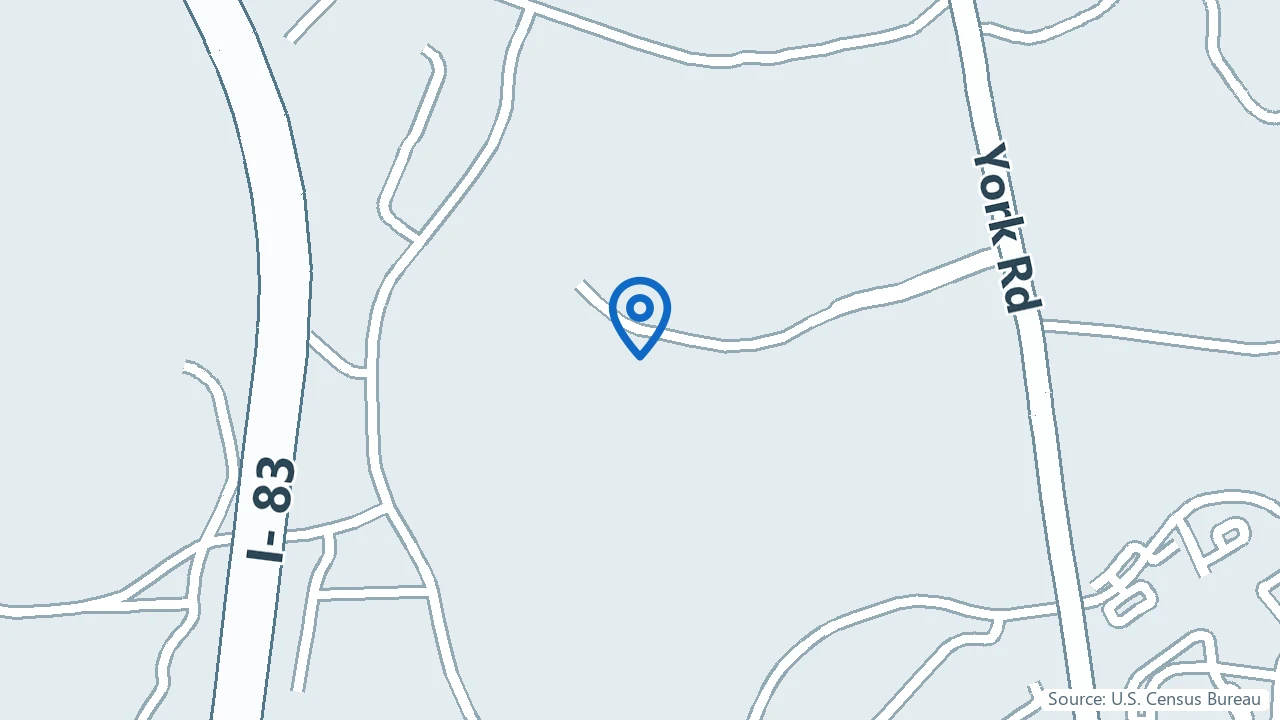 Map showing Baltimore Ketamine Clinic in Sparks, Maryland