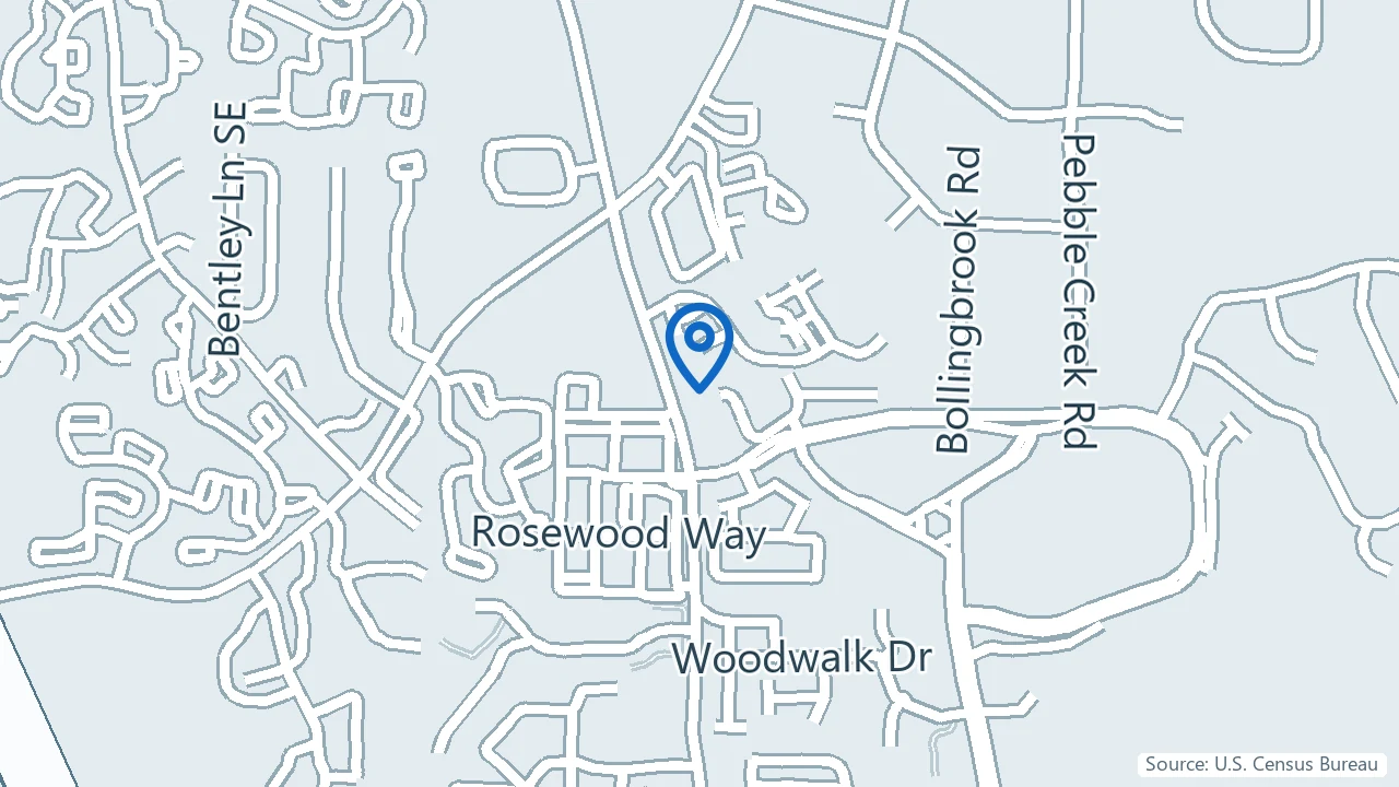 Map showing Invictus Clinic in Marietta, Georgia