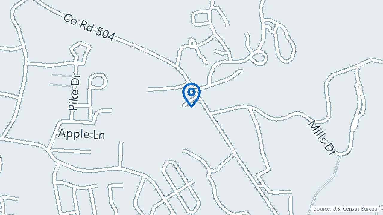Map showing Wayne Behavioral Service in Wayne, New Jersey