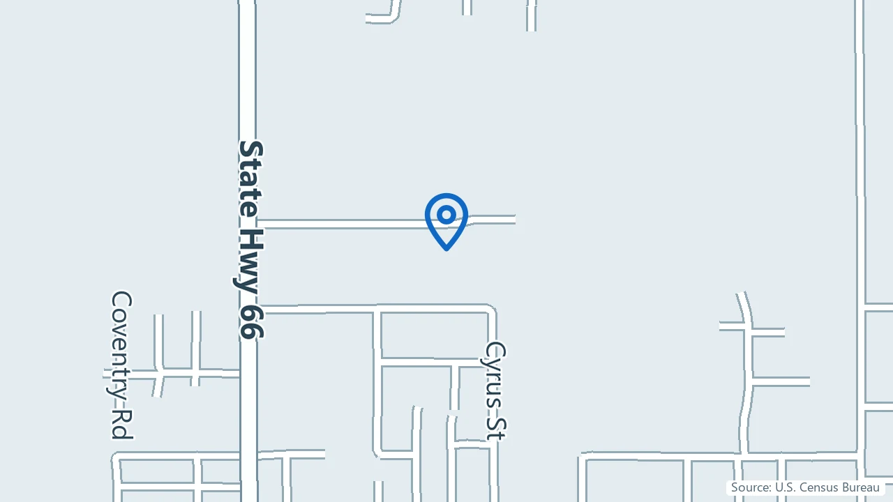Map showing The Right Door for Hope, Recovery and Wellness in Ionia, Michigan