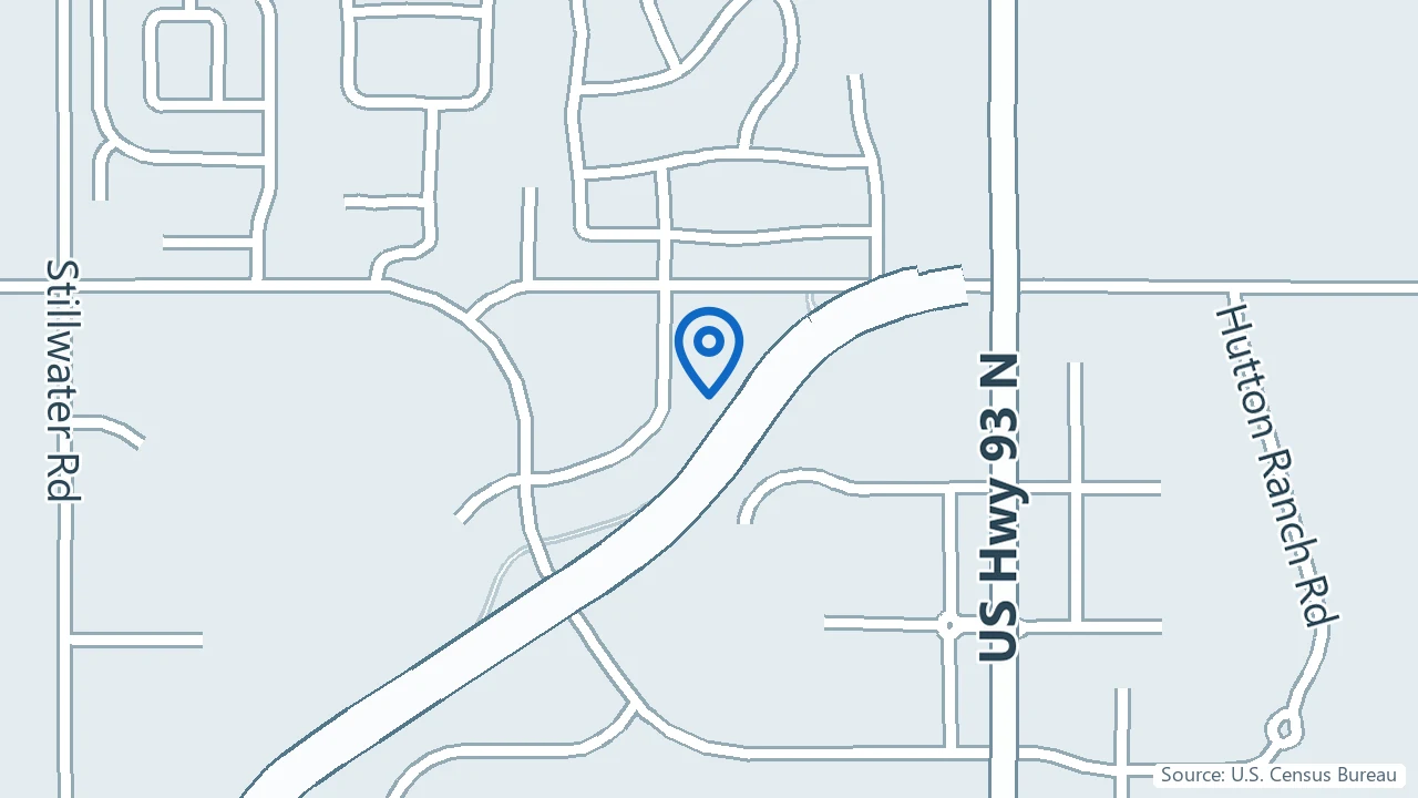 Map showing Alpine Health & Wellness in Kalispell, Montana