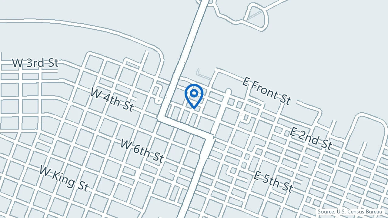 Map showing Associates in Mental Health & Addiction Services in Winona, Minnesota