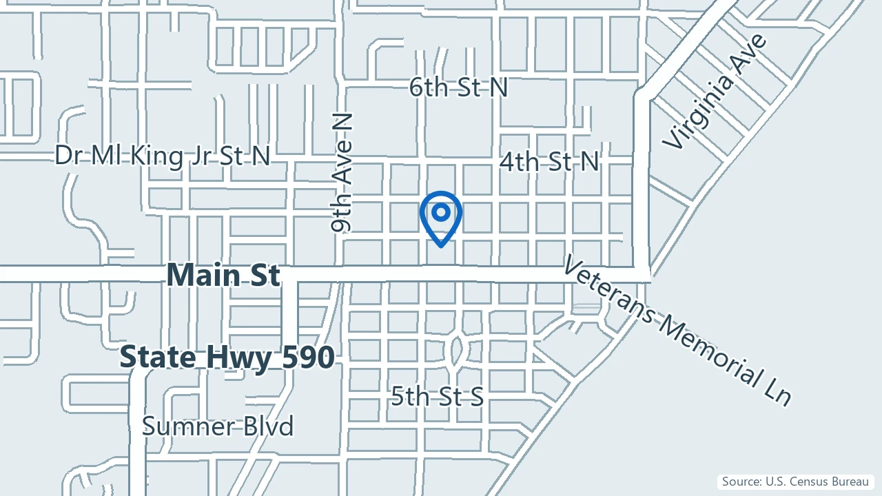 Map showing Bloom Ketamine Infusions in Safety Harbor, Florida